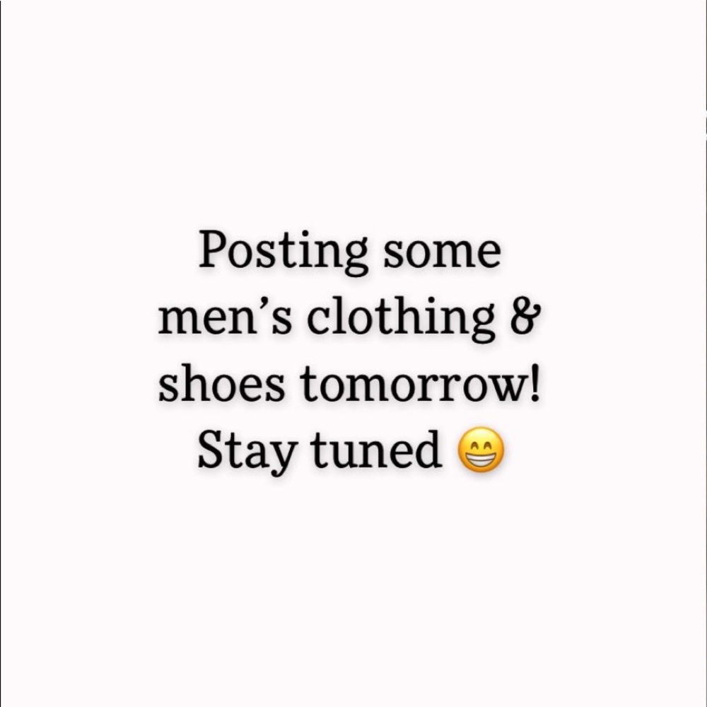 Men’s clothing & Shoes